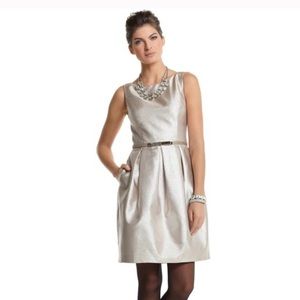 WHBM Gold Tulip skirt dress